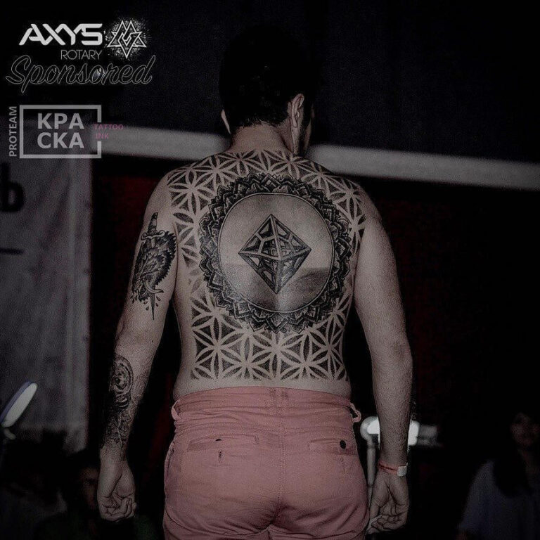 tatuaż na plecach męski