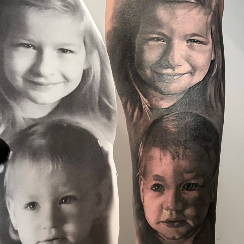 Stnisław jak mało kto potrafi zrobić tatuaż - portret z Twojego zdjęcia